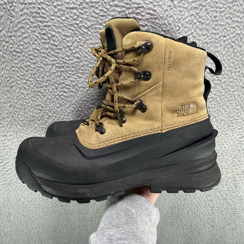 The North Face Heatseeker Winter Boots Mens 9.5 Tan Insulated Outdoors Snow - Picture 5 of 11